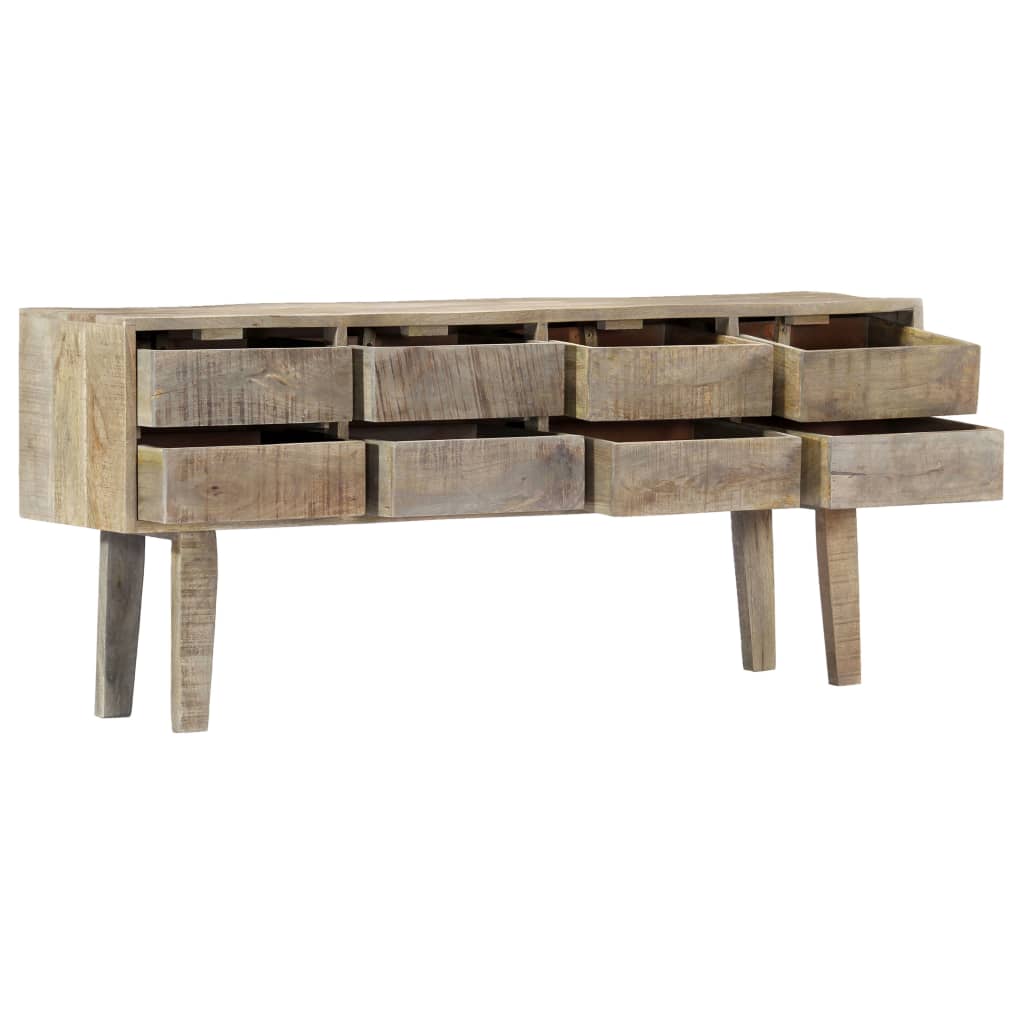 Sideboard 140×30×60 cm Massives Mangoholz