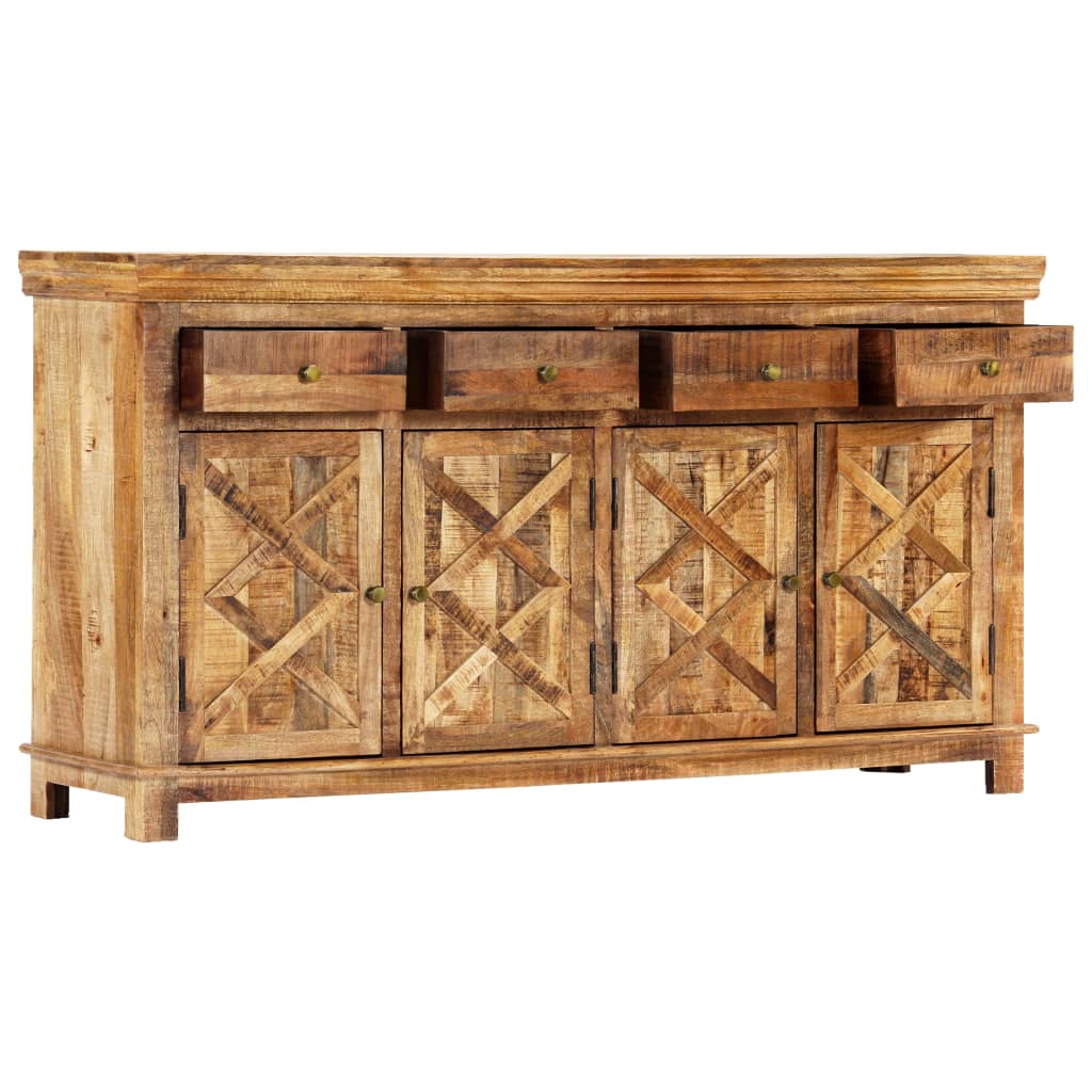 Sideboard 160x40x85 cm Massives Mangoholz