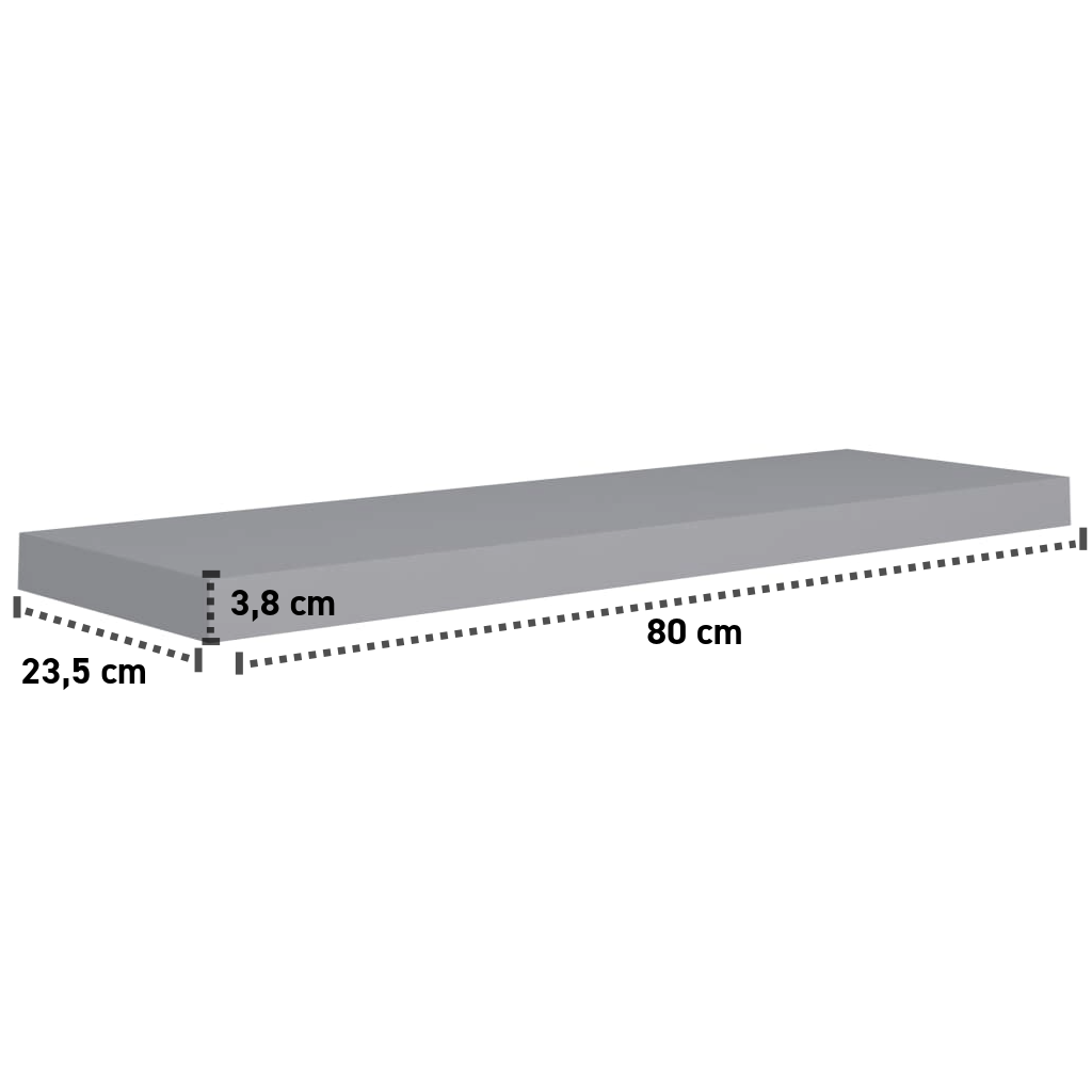 Wandregal 80-120 cm