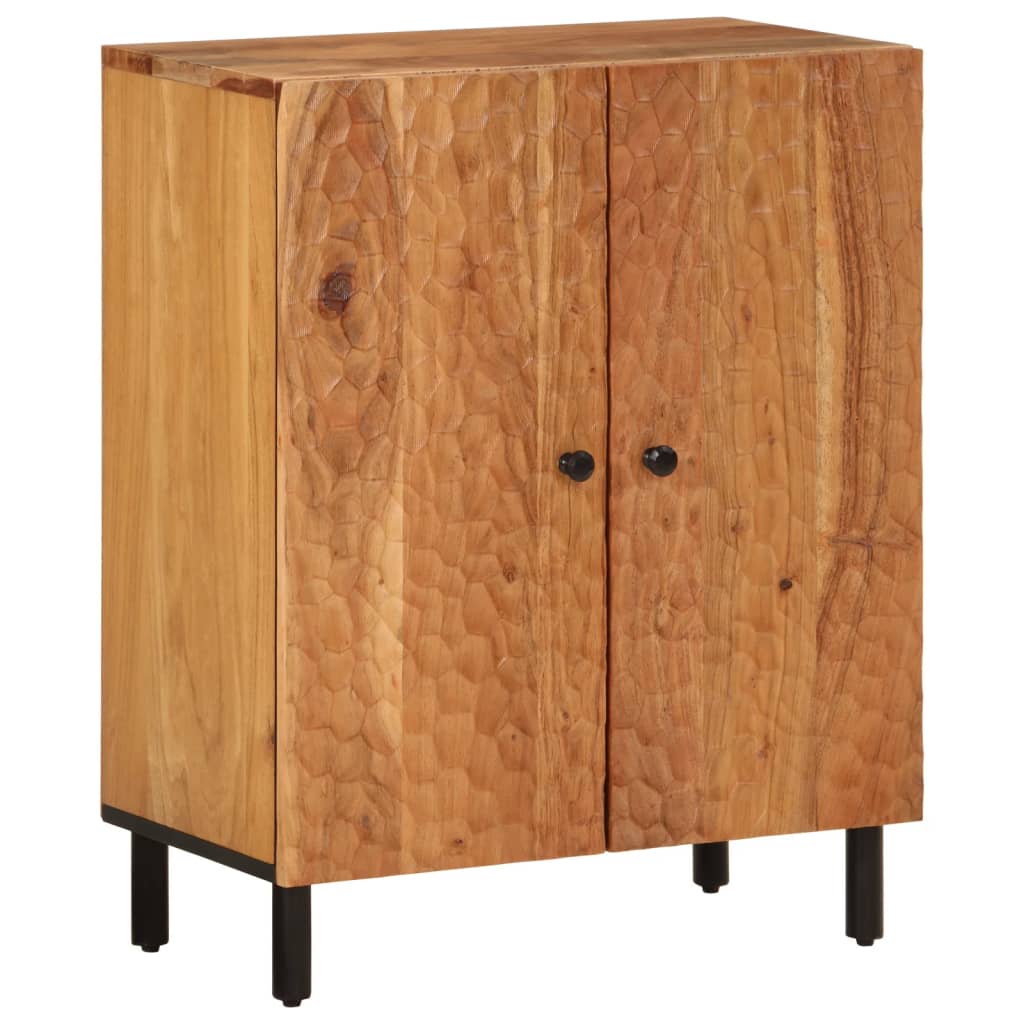 3-tlg. Sideboard 180x33x75 cm Massives Akazienholz