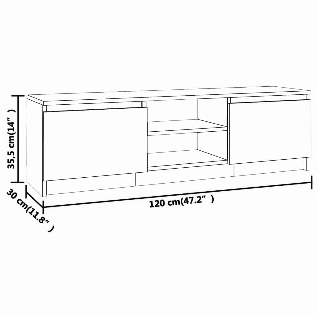 Lowboard 120×30×35,5 cm