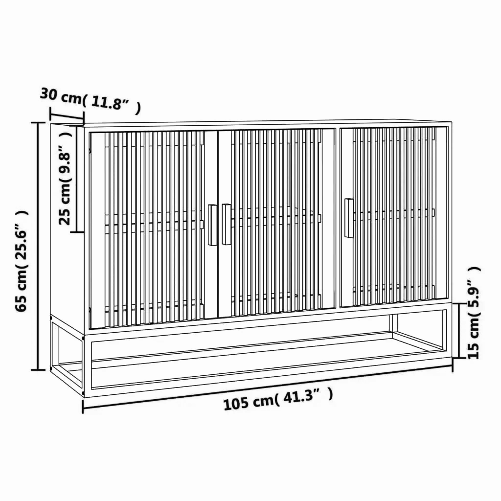 Sideboard 105x30x65 cm