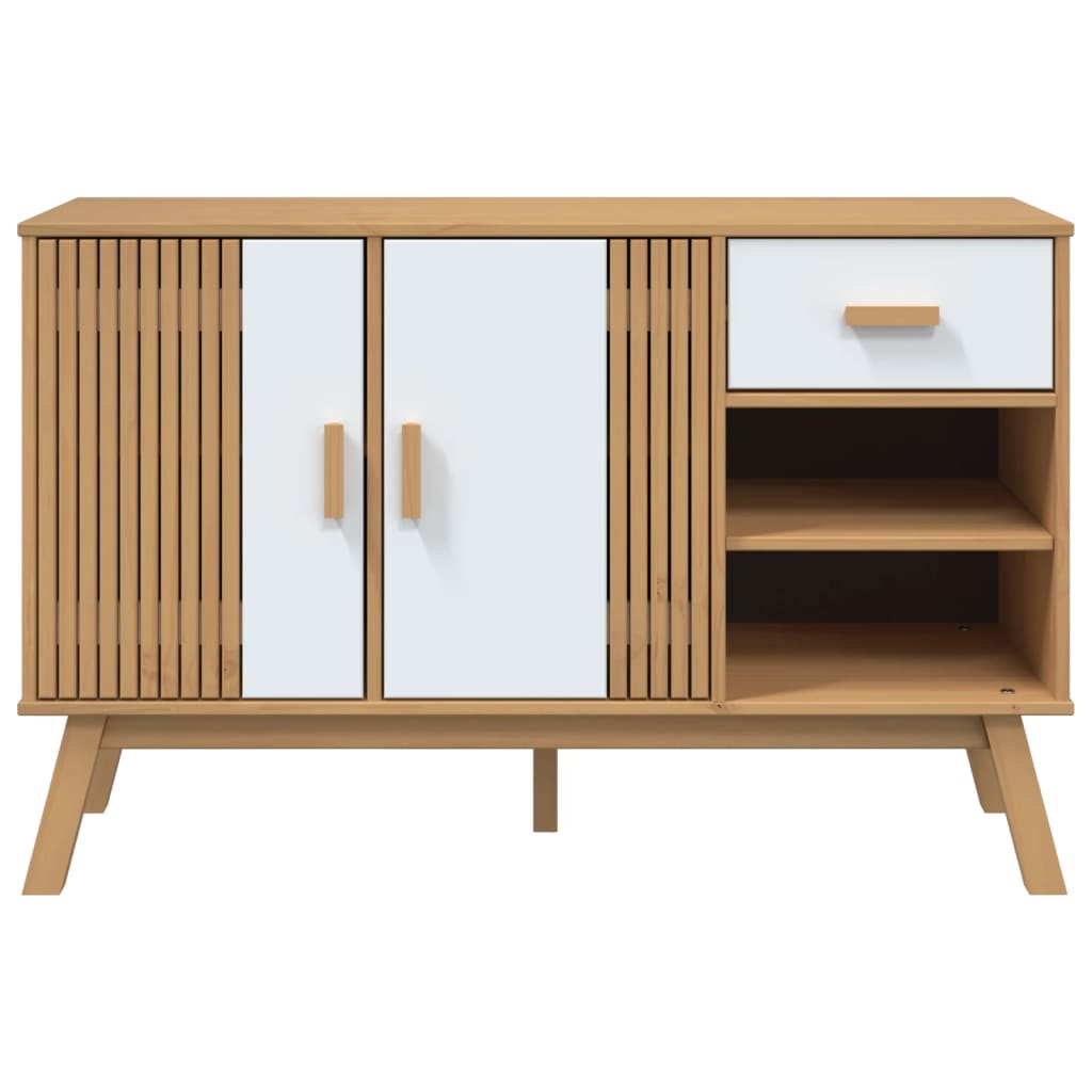 Sideboard 114x43x73,5 cm Massives Kiefernholz