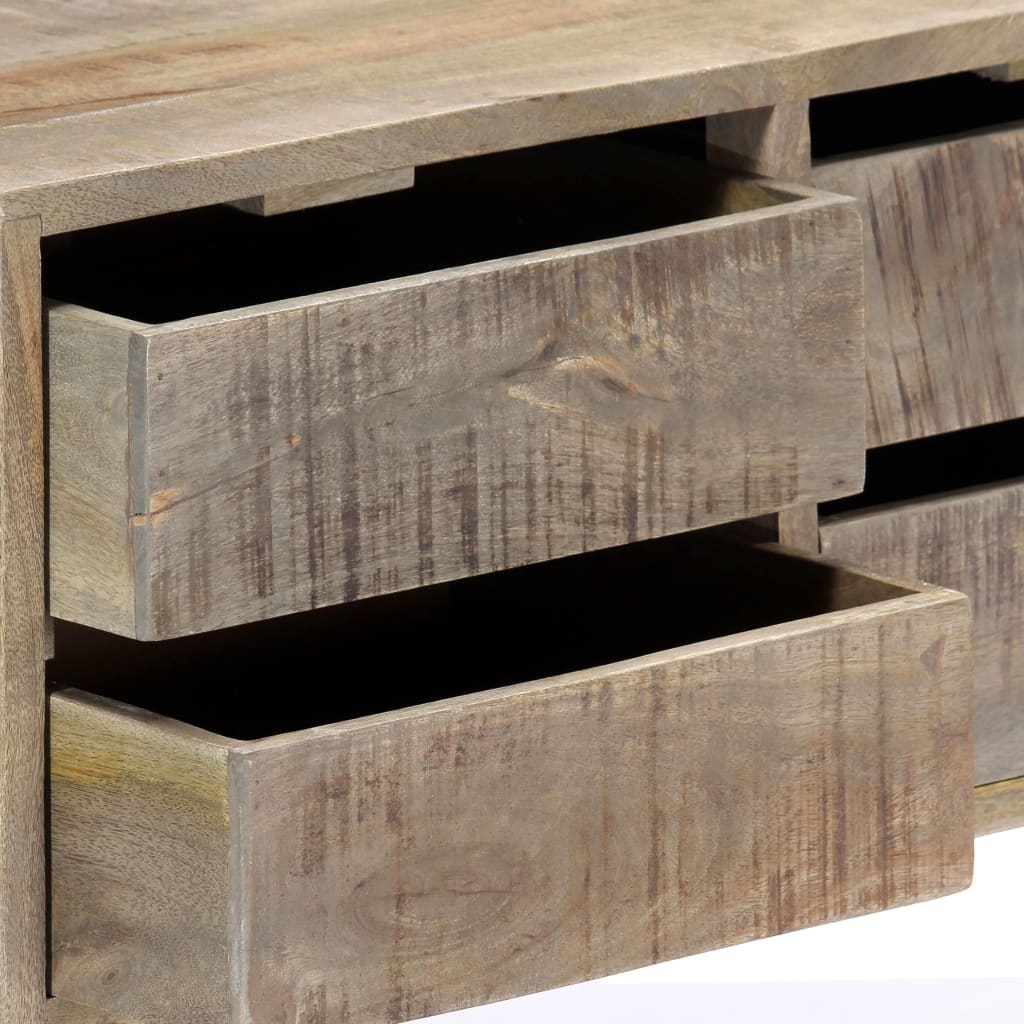 Sideboard 140×30×60 cm Massives Mangoholz