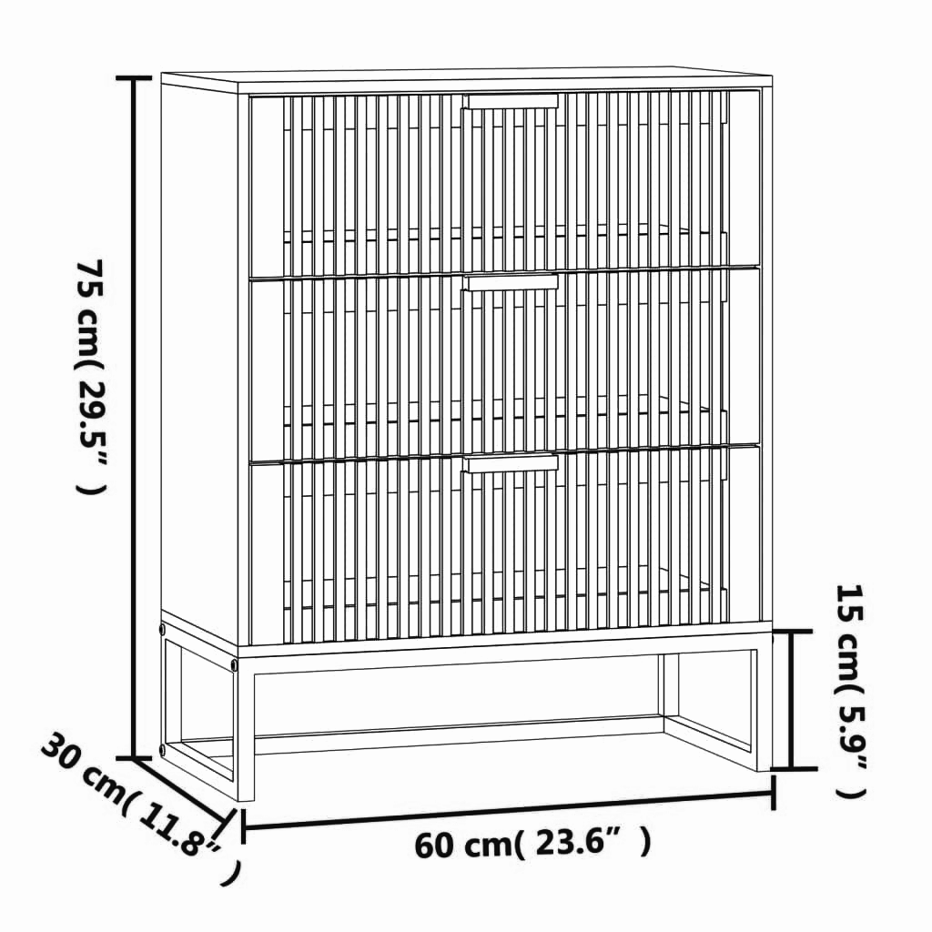 Sideboard 60x30x75 cm