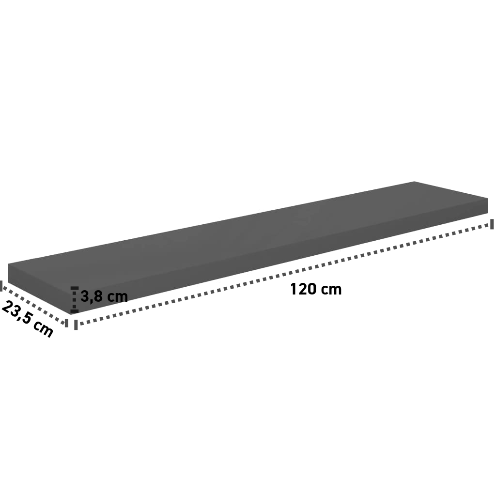 Wandregal 80-120 cm