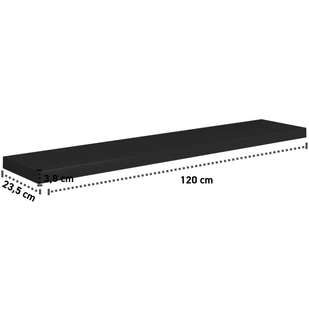 Wandregal 80-120 cm