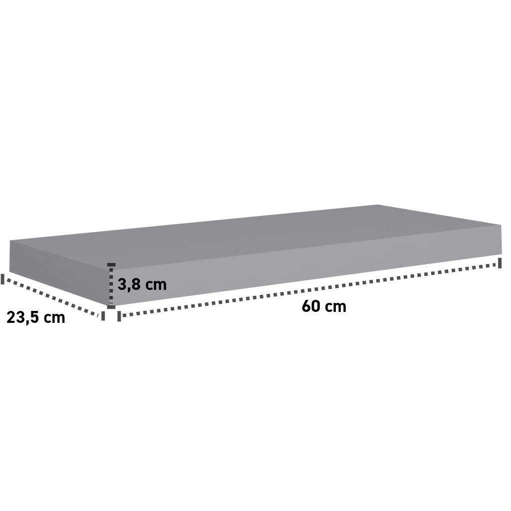 Wandregal 40-60 cm