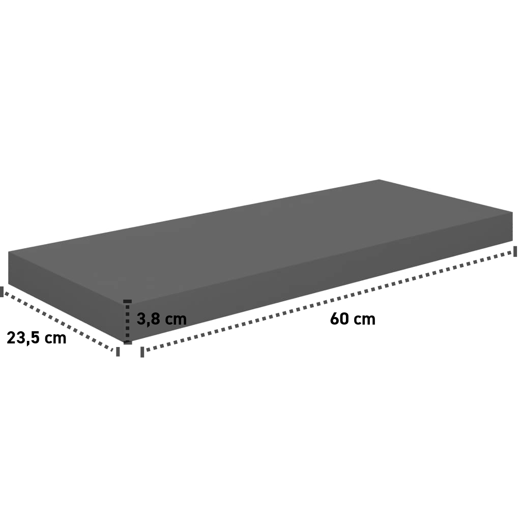 Wandregal 40-60 cm