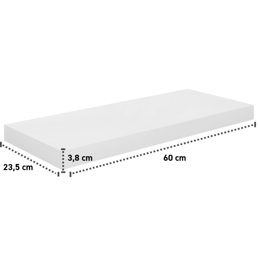 Wandregal 40-60 cm