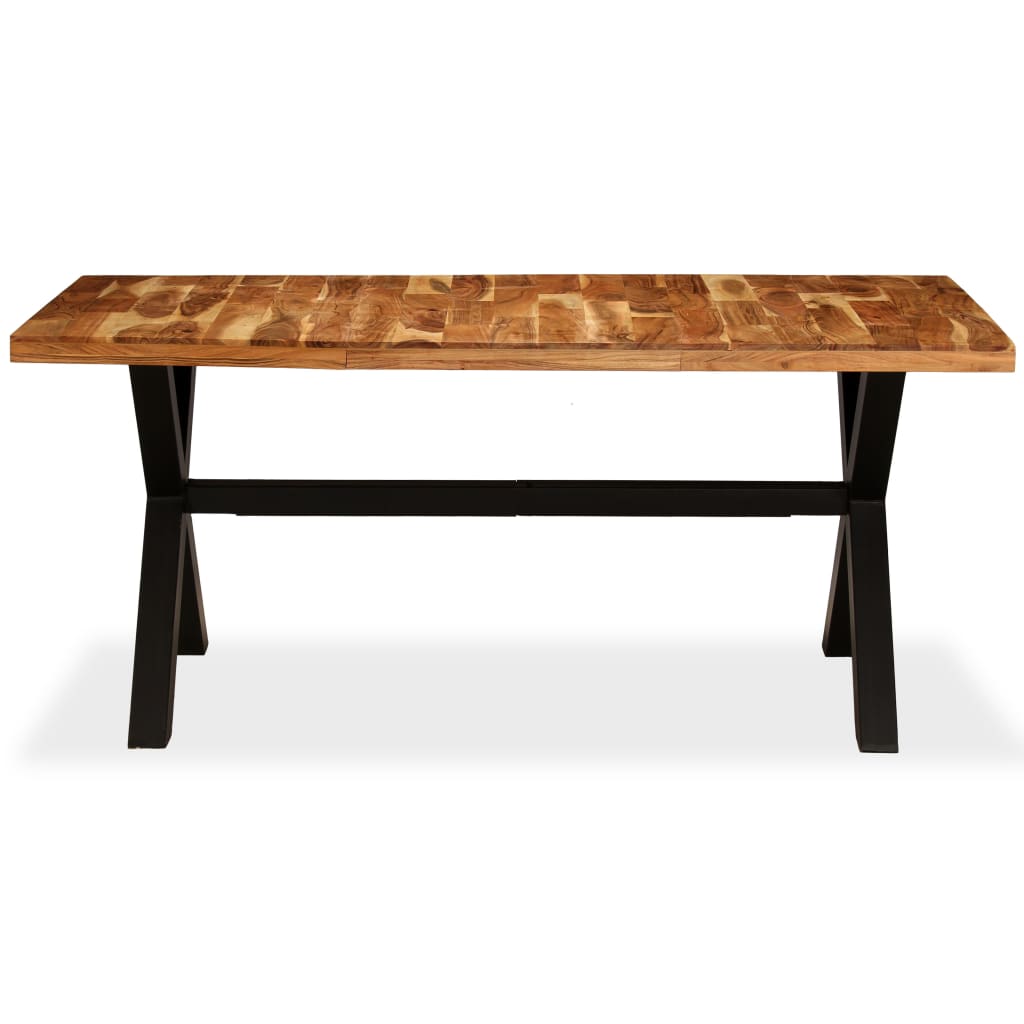 Esstisch 180x90x76 cm Massives Akazien- und Mangoholz