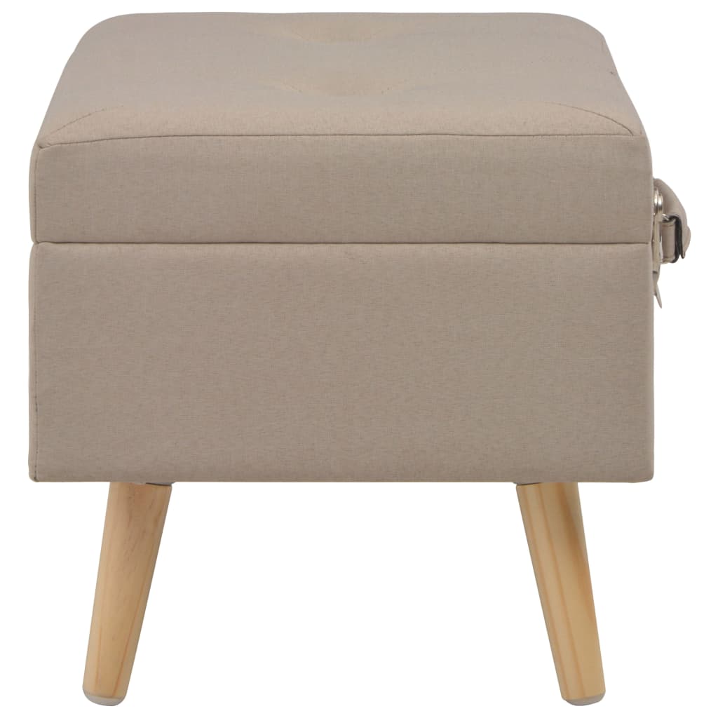 Hocker mit Stauraum Stoff