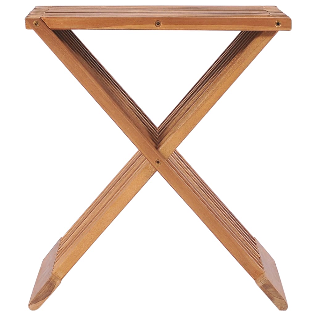 Klappbarer Hocker 40×32×45 cm Teakholz