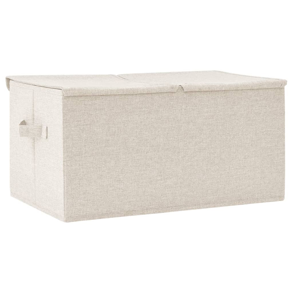 Aufbewahrungsbox Creme 50x30x25 cm