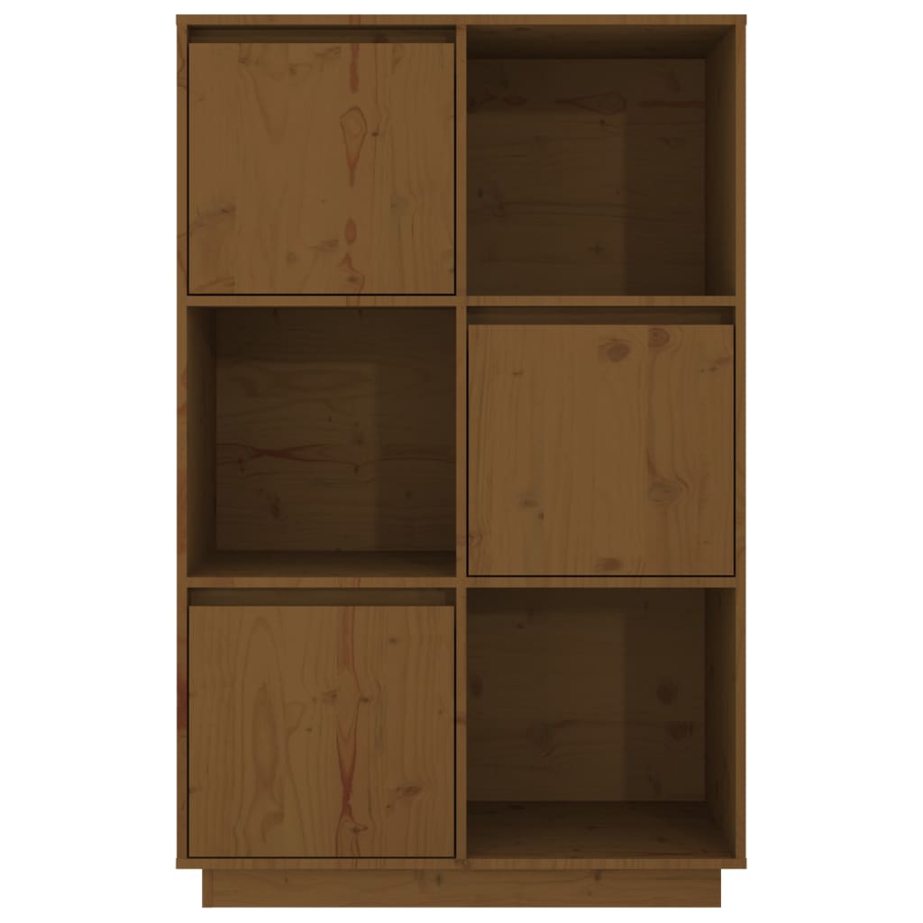 Highboard 74x35x117 cm Massives Kiefernholz