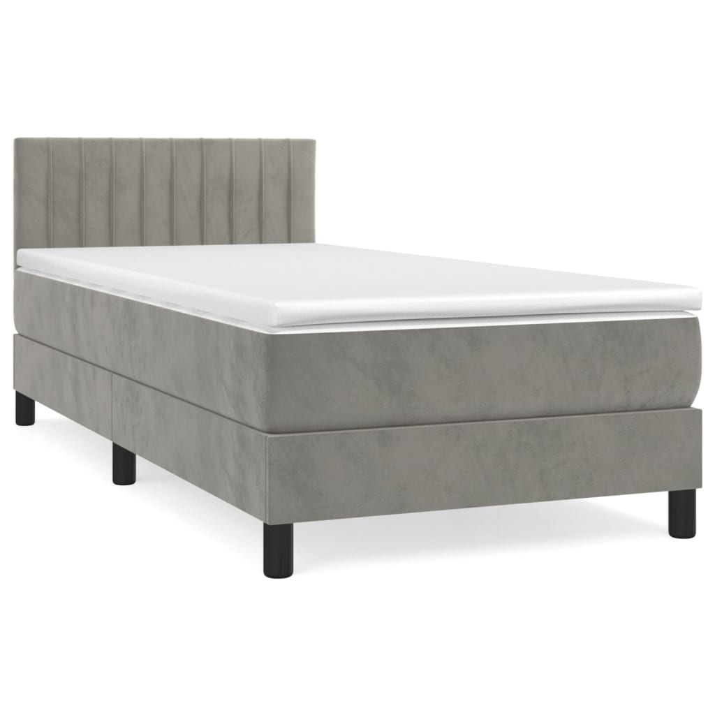 Boxspringbett ''Striped'' mit Matratze 80x200 cm