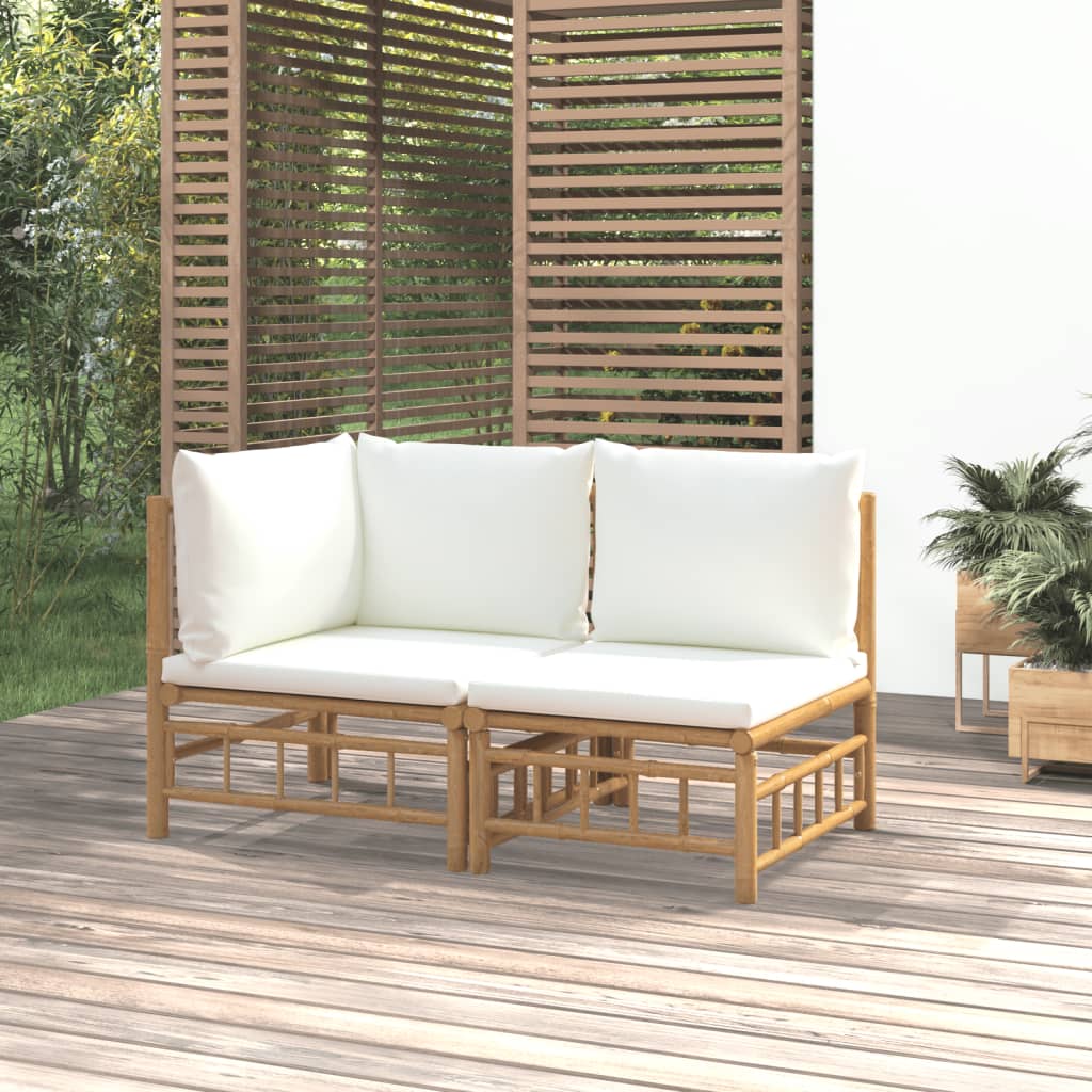 Gartensofa 69x69x65 cm Bambus