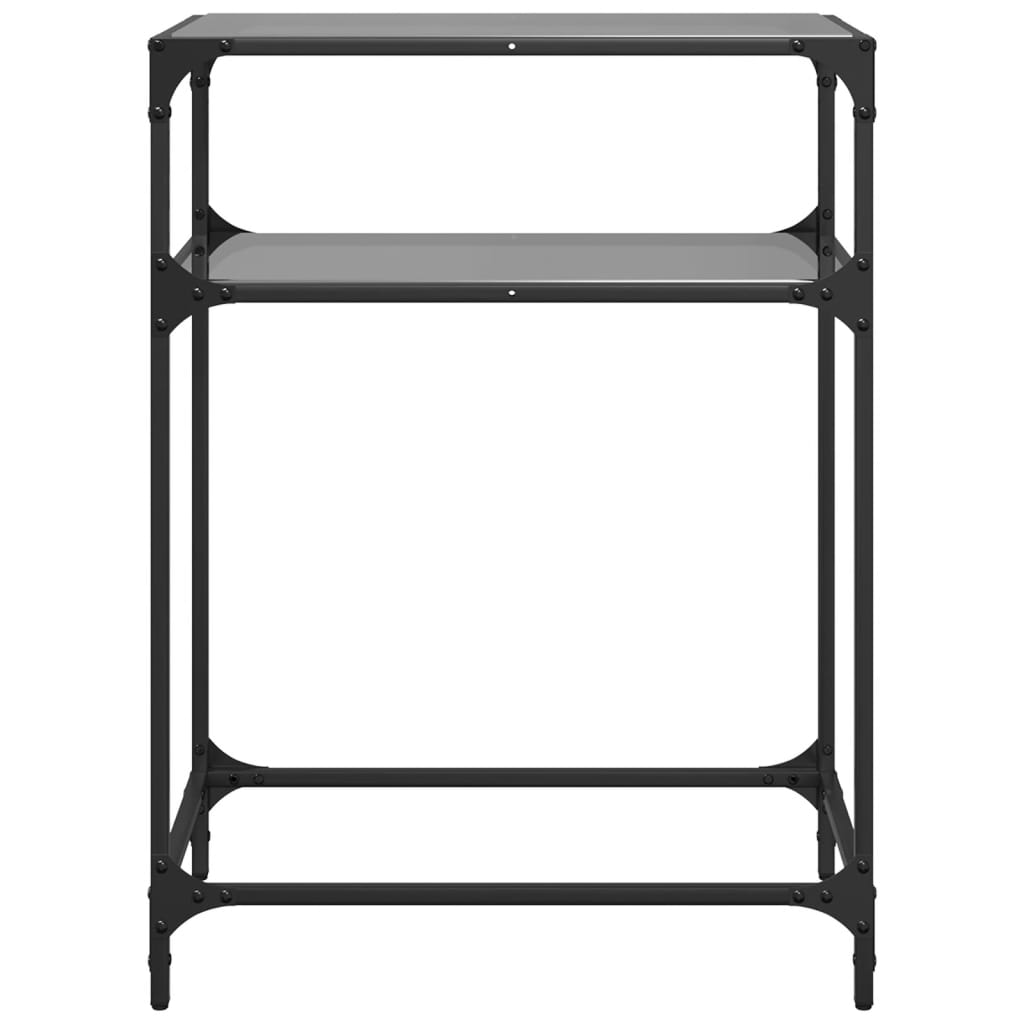 Konsolentisch mit Glasplatte 60x35x81 cm