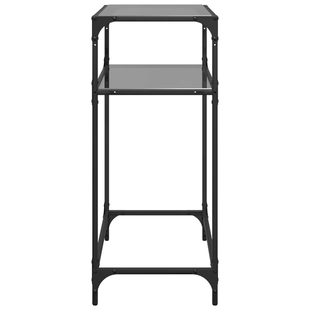 Konsolentisch mit Glasplatte 60x35x81 cm