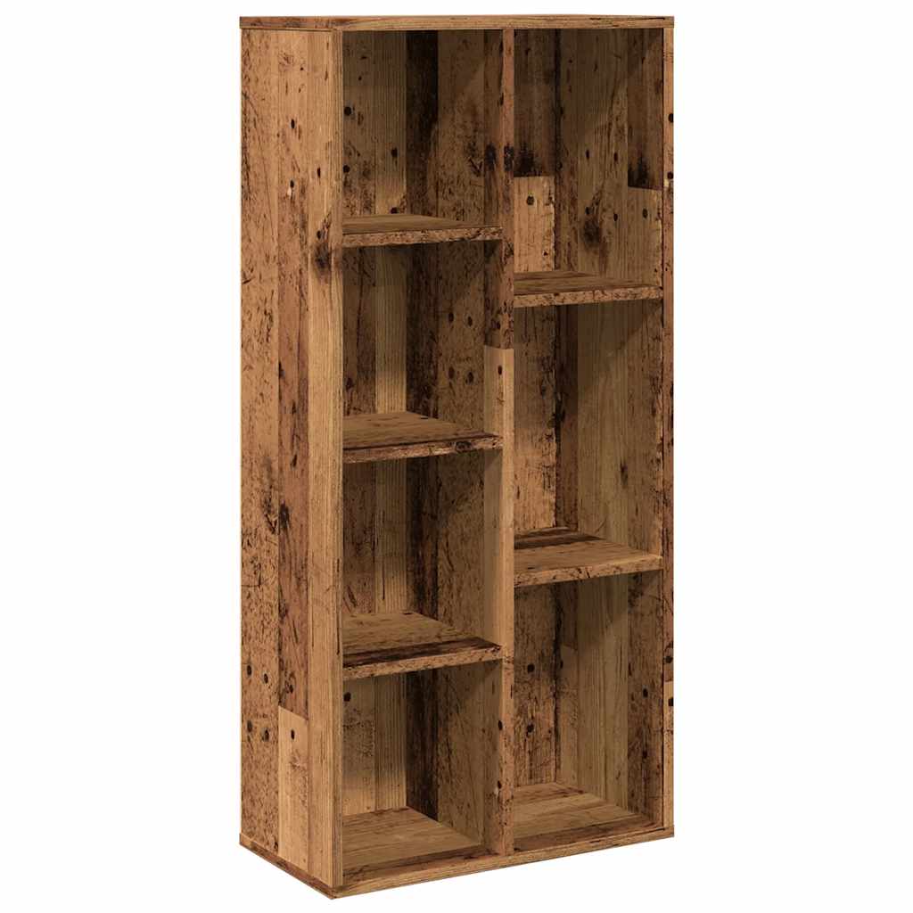 Bücherregal Holz-Optik 50x25x104 cm