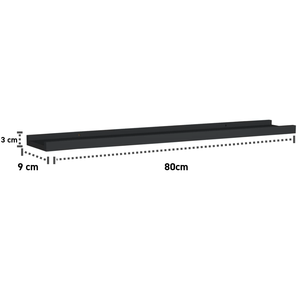 2er-Set Wandleisten 40-80 cm