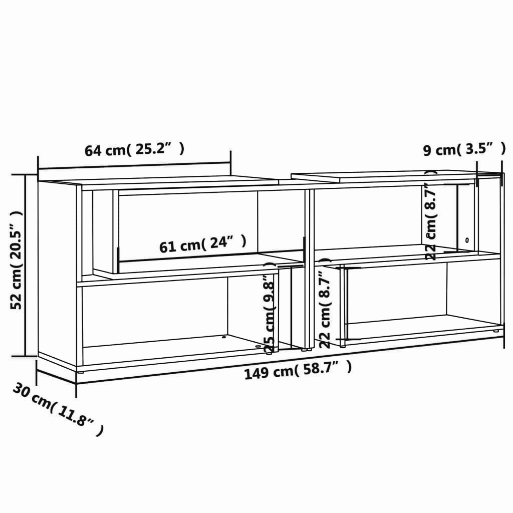 Lowboard 149x30x52 cm