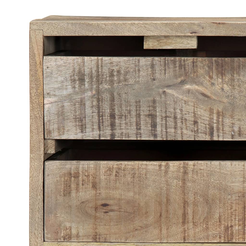 Sideboard 140×30×60 cm Massives Mangoholz