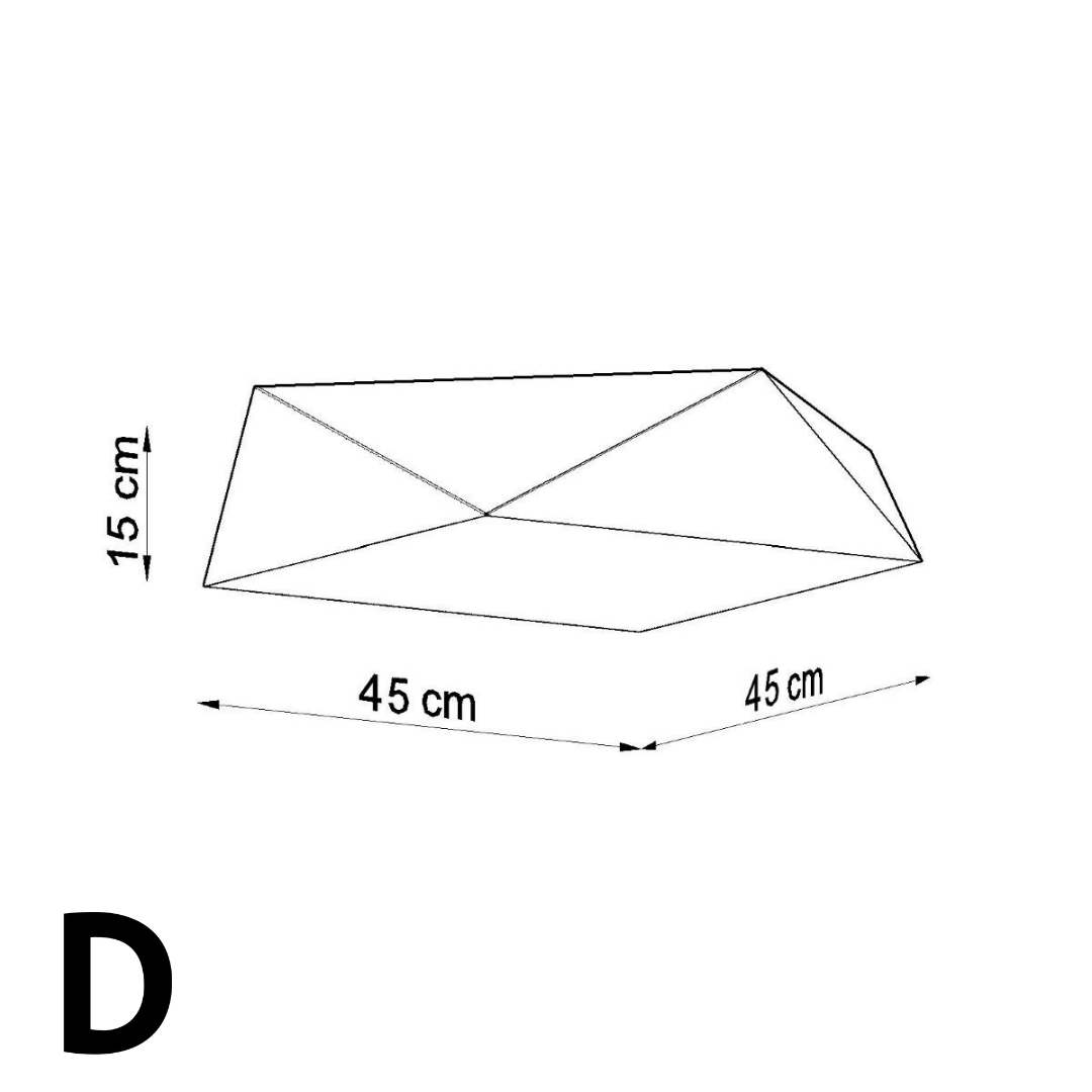 Deckenleuchte "Hexa 45"