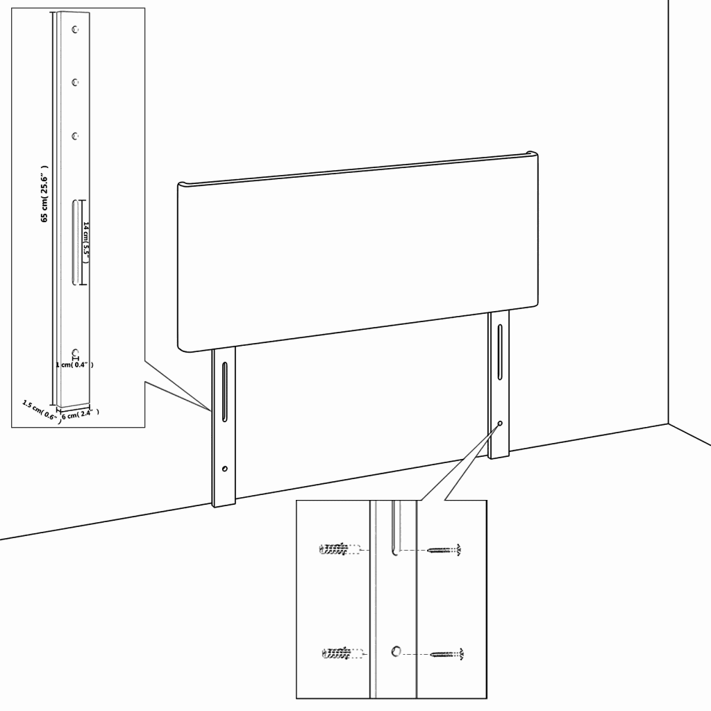 Boxspringbett ''Pure'' mit Matratze & LED 100x200 cm