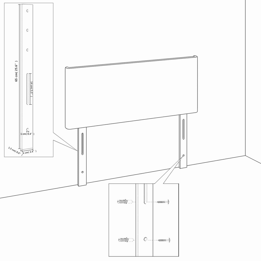 Boxspringbett ''Stitched'' mit Matratze & LED 120x200 cm