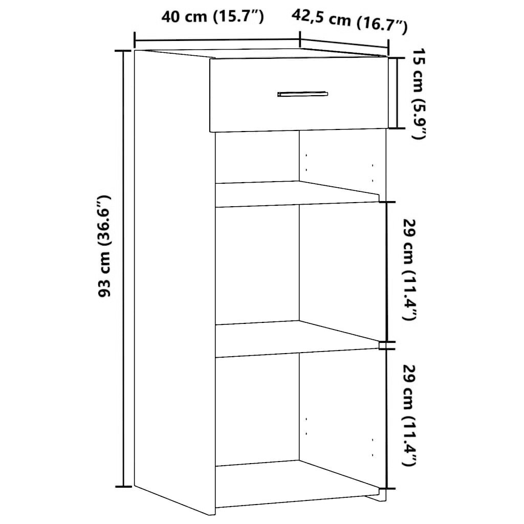 Sideboard 40x42,5x93 cm