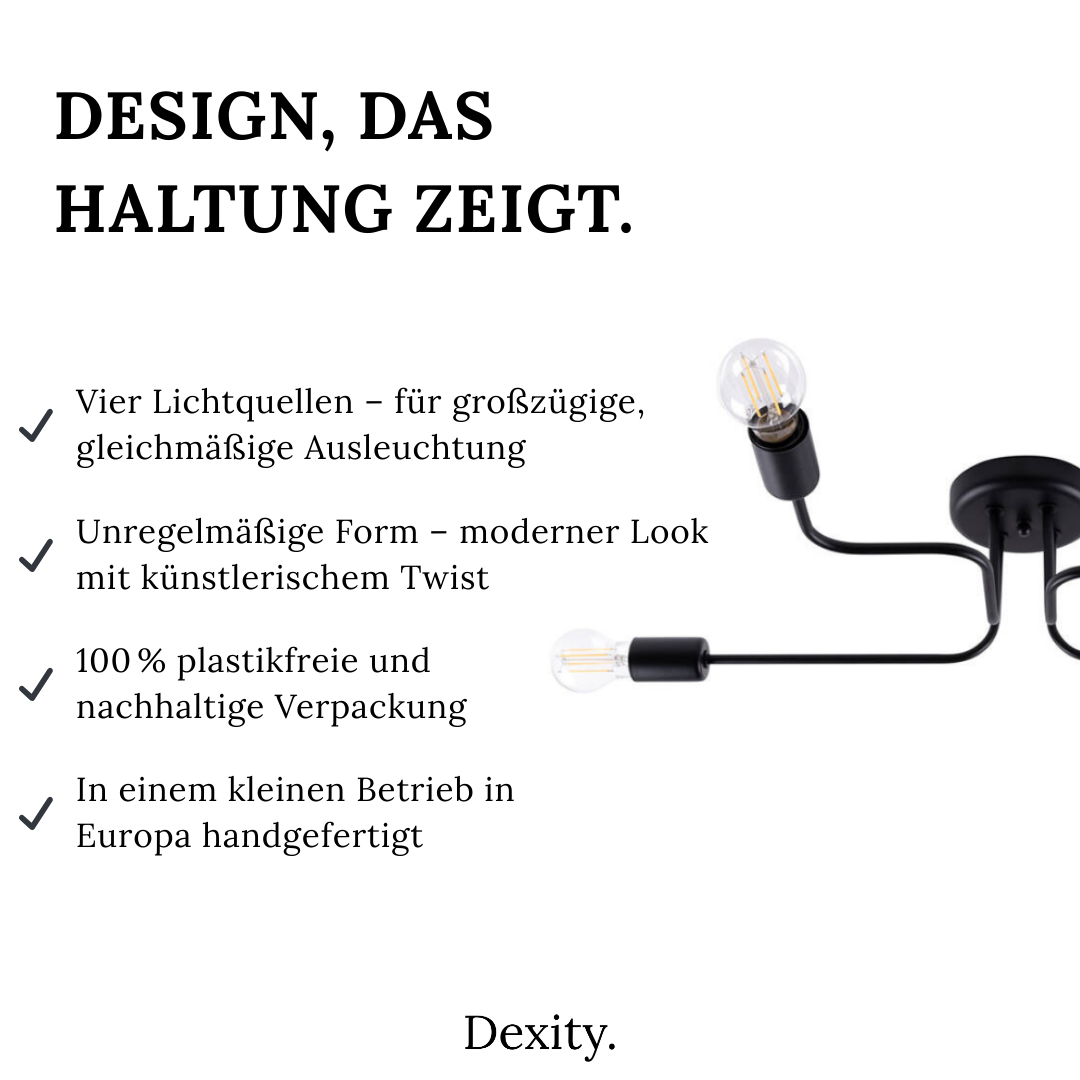 Deckenleuchte "Vector 4"