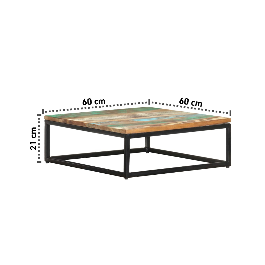 2-tlg. Recycelte Couchtische