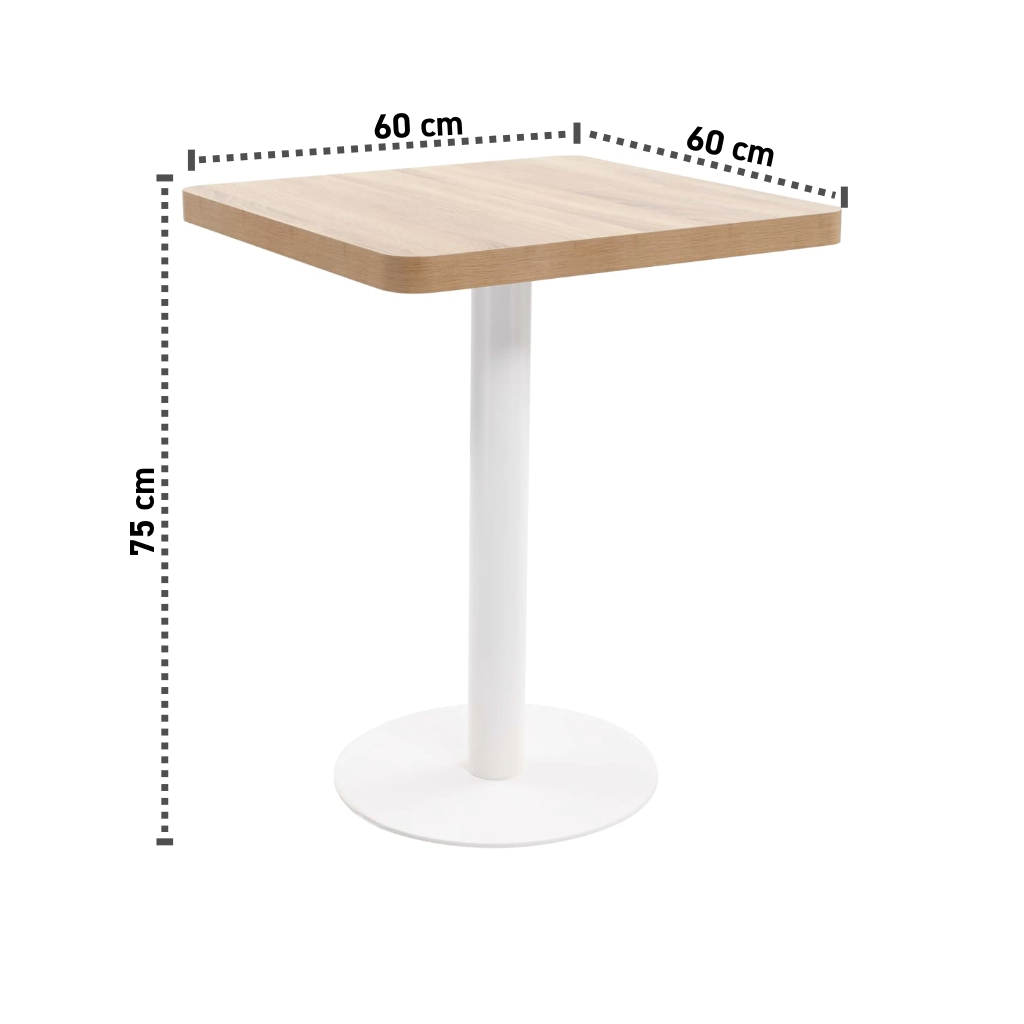 Bistrotisch 60x60x75 cm