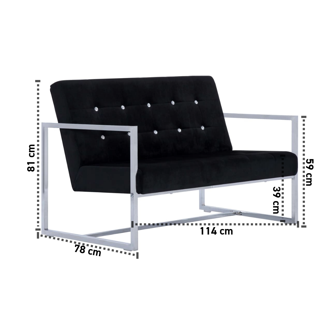 2-Sitzer Sofa 109 cm