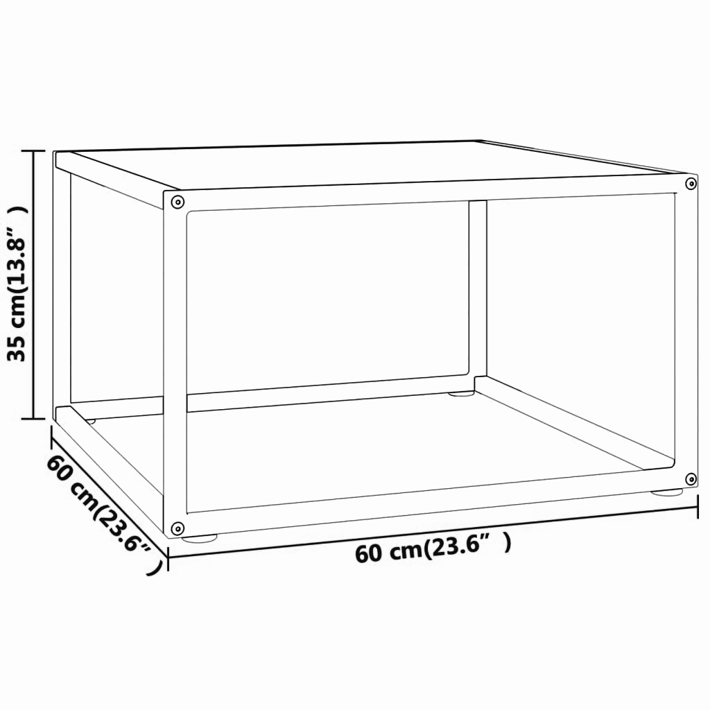 Couchtisch 60x60x35 cm