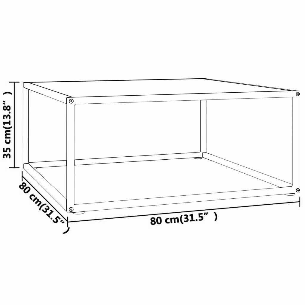 Couchtisch 80x80x35 cm