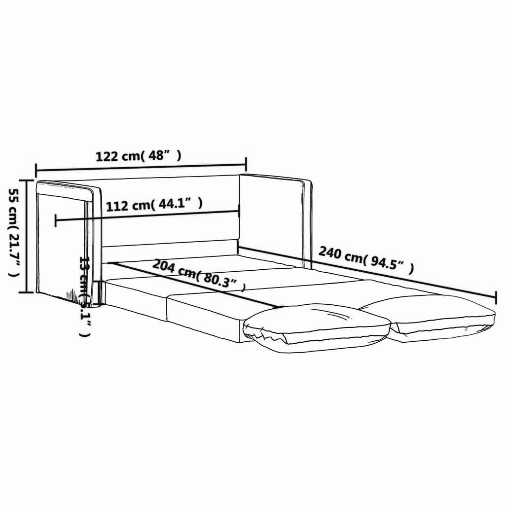 2-Sitzer Sofa 112 cm