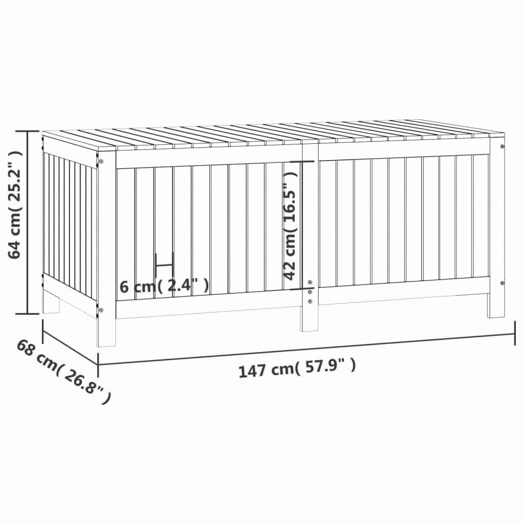 Gartenbox 147x68x64 cm