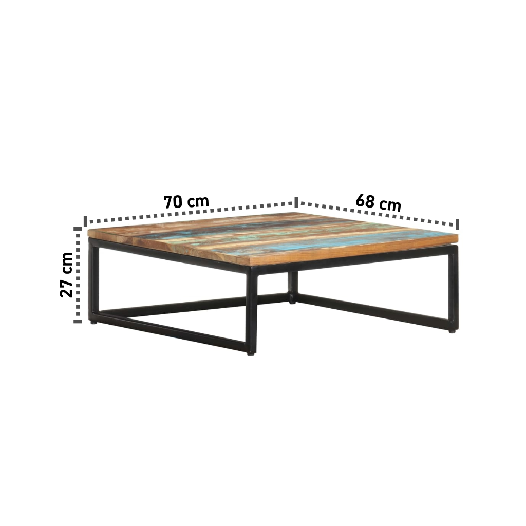 2-tlg. Recycelte Couchtische