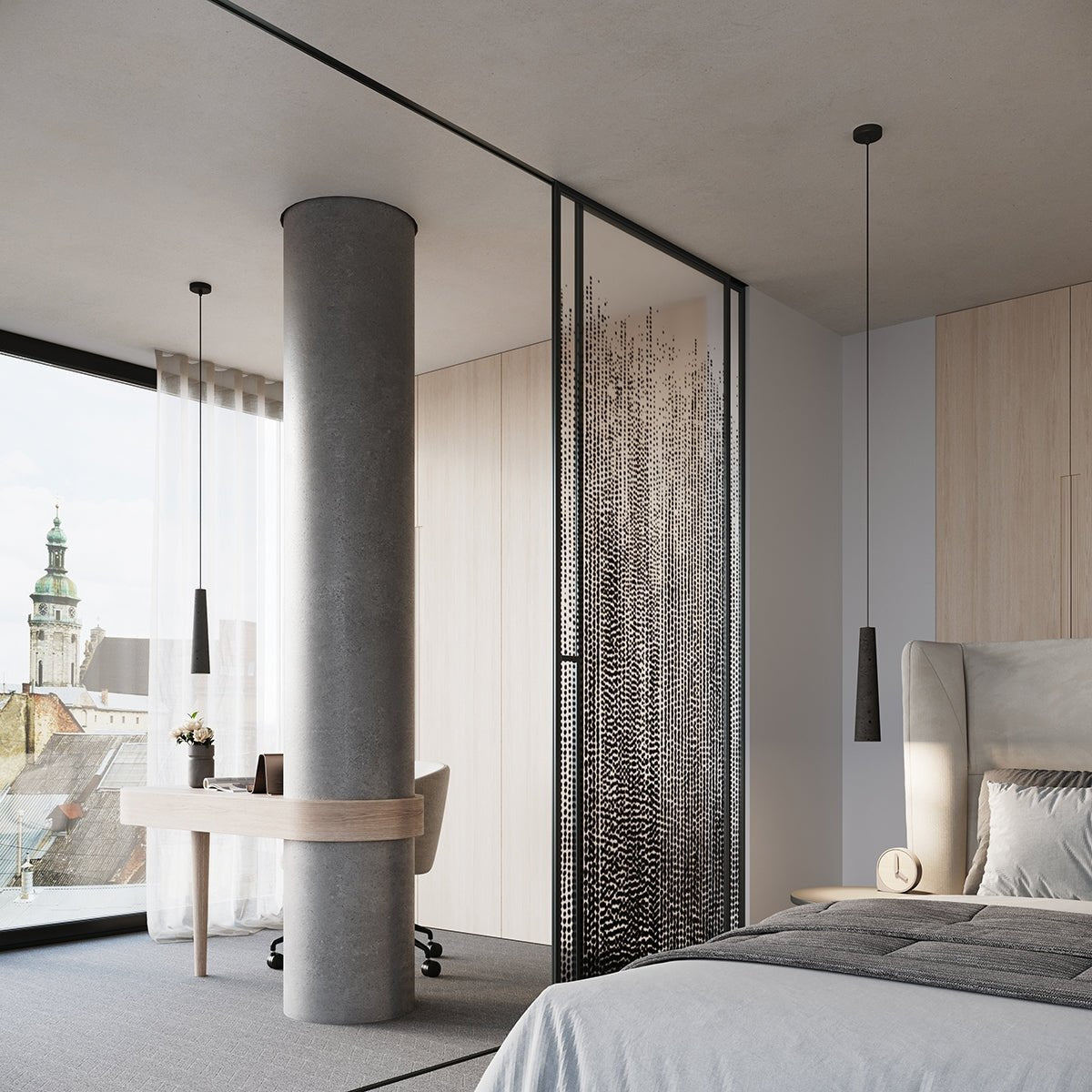 Beton - Pendelleuchte „Electra“ – Pendelleuchten in Schwarz | Dexity Lichtdesign