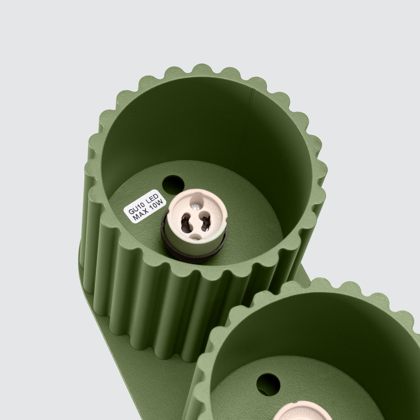 Deckenleuchte "AURA 2" – Deckenleuchte in Olivgrün | Dexity Lichtdesign