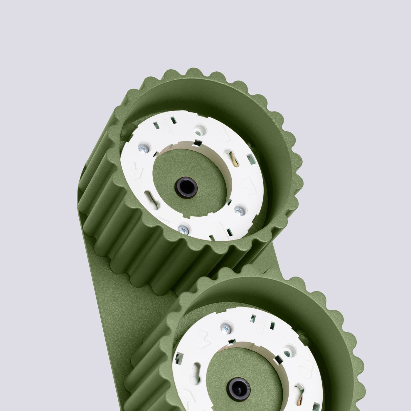 Deckenleuchte "AURA 2" – Deckenleuchte in Olivgrün | Dexity Lichtdesign