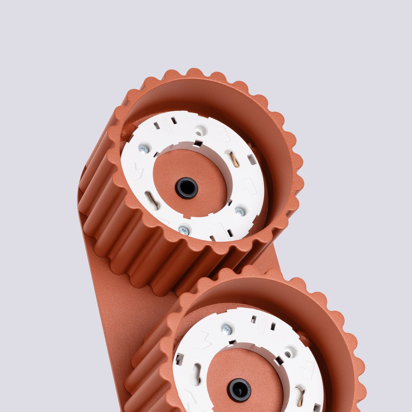 Deckenleuchte "AURA 2" – Deckenleuchte in Roter Ocker | Dexity Lichtdesign