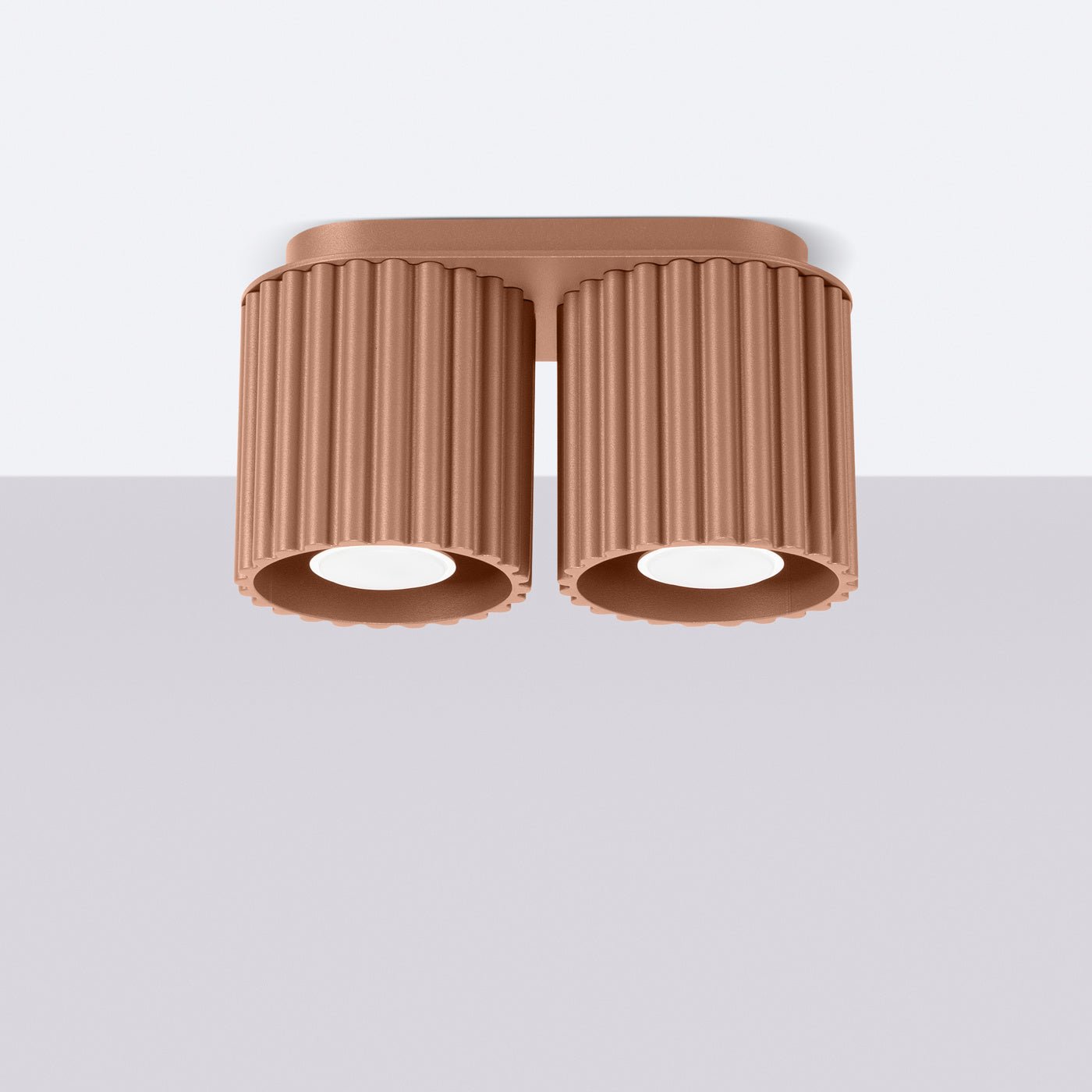 Deckenleuchte "AURA 2" – Deckenleuchte in Mokka | Dexity Lichtdesign