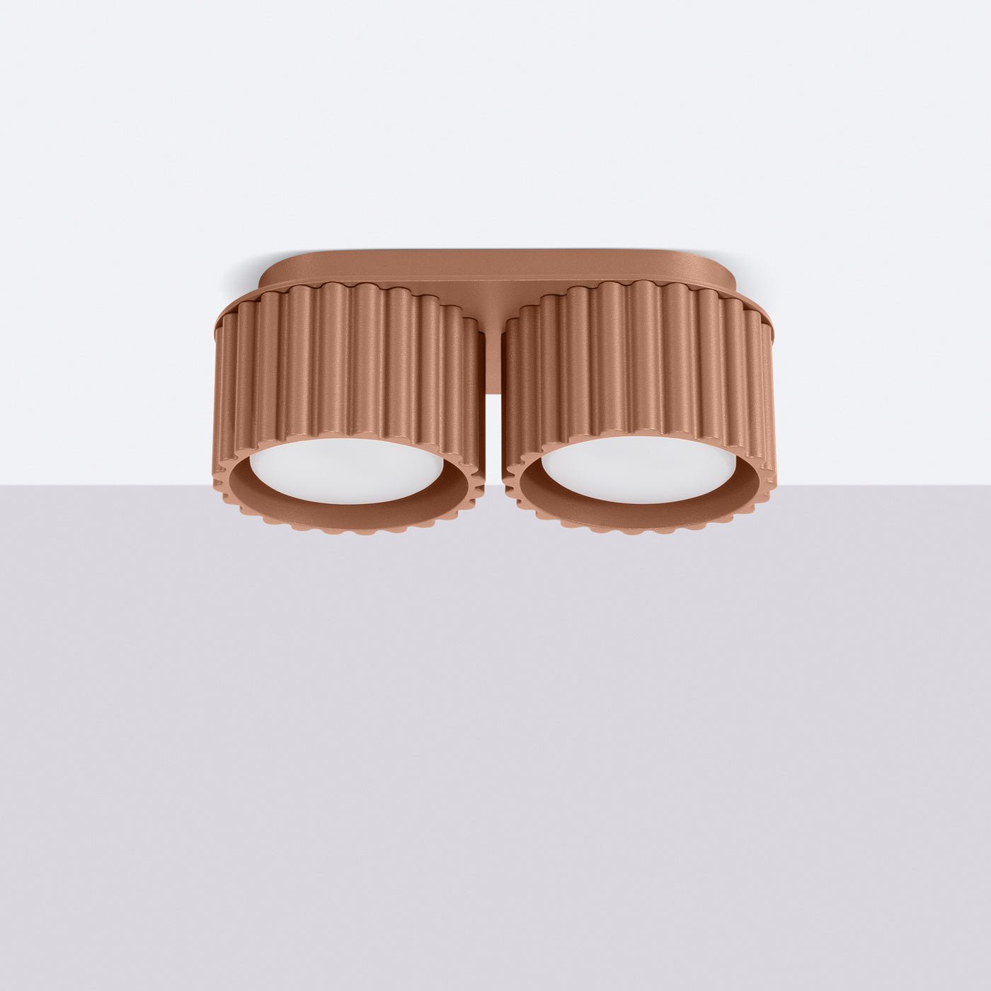 Deckenleuchte "AURA 2" – Deckenleuchte in Mokka | Dexity Lichtdesign