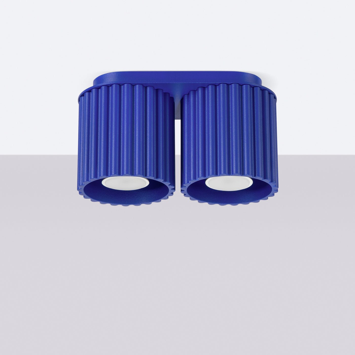 Deckenleuchte "AURA 2" – Deckenleuchte in Ultramarin | Dexity Lichtdesign