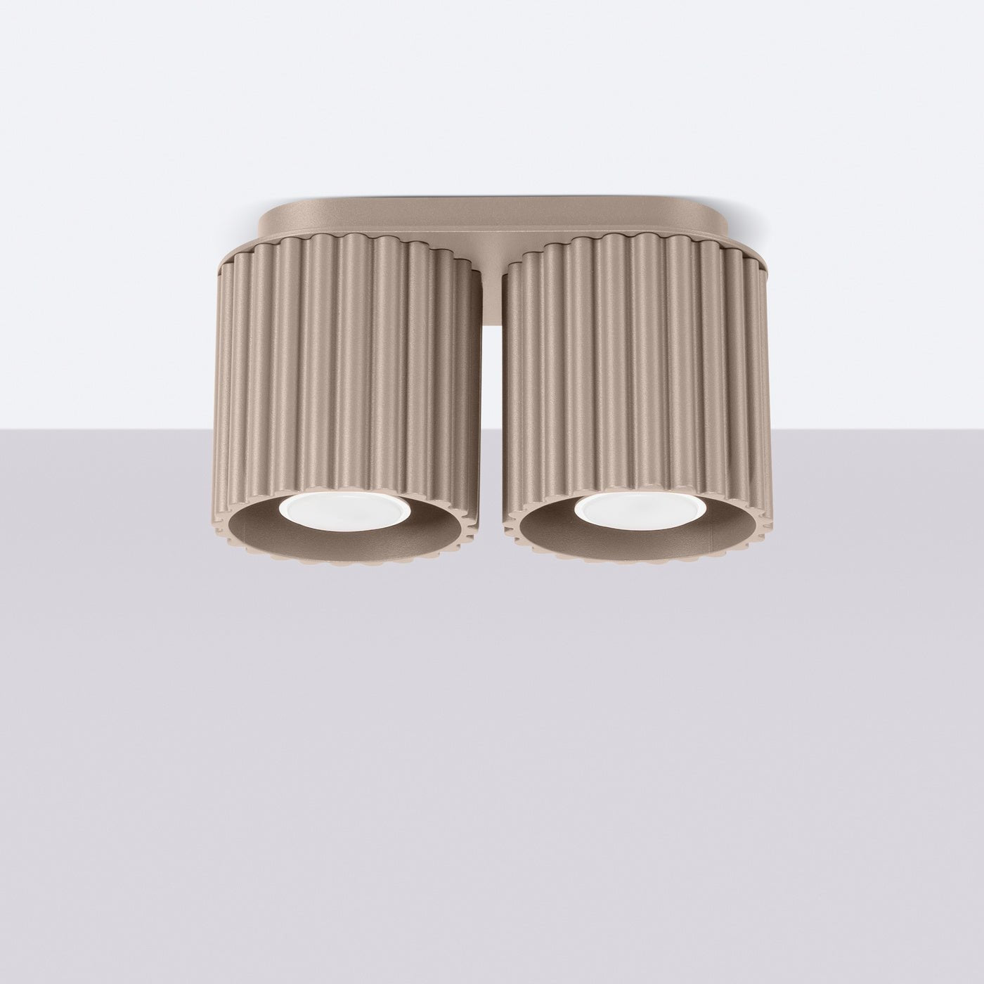 Deckenleuchte "AURA 2" – Deckenleuchte in Taupe | Dexity Lichtdesign