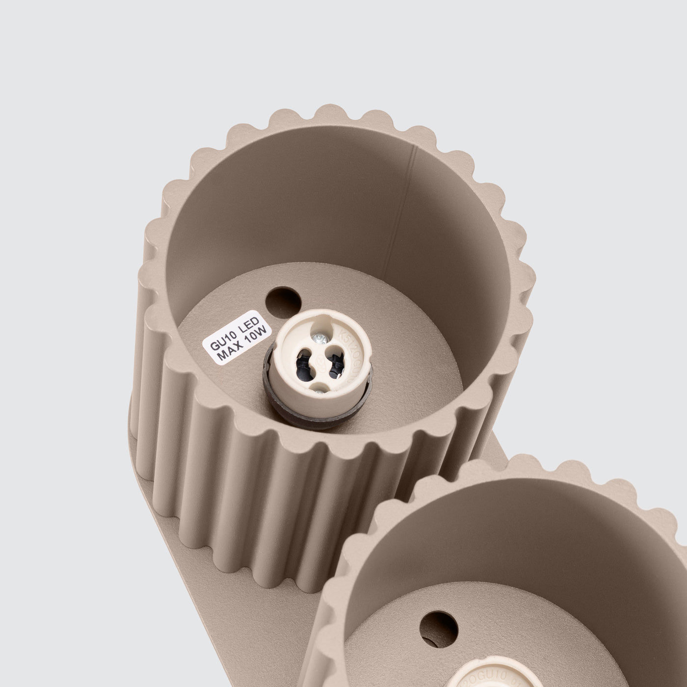 Deckenleuchte "AURA 2" – Deckenleuchte in Taupe | Dexity Lichtdesign