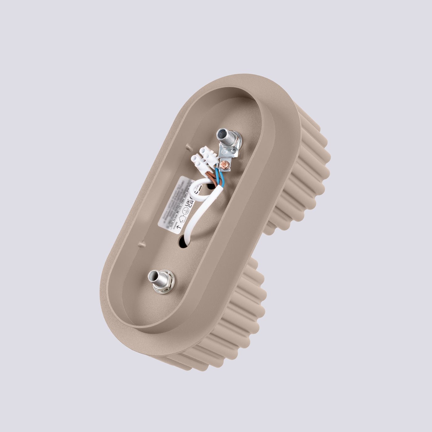 Deckenleuchte "AURA 2" – Deckenleuchte in Taupe | Dexity Lichtdesign